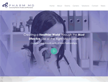 Tablet Screenshot of pharmmd.com